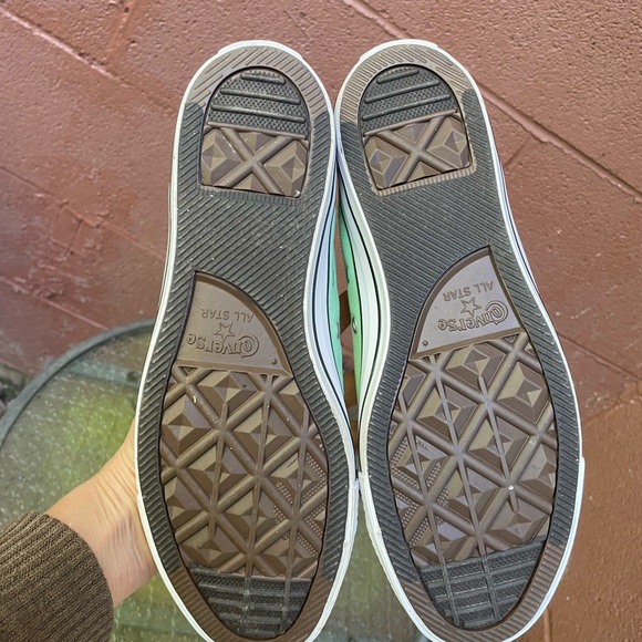 New Converse All Star Light Green High Top Sneakers Size 10.5 Women’s - Picture 3 of 15